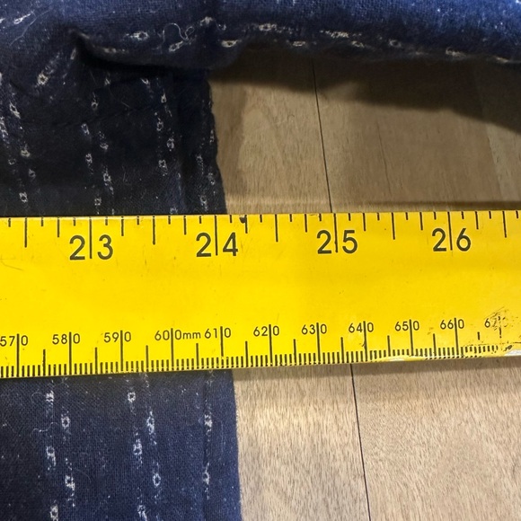 Old Navy Blue & White Womens Boho Quilted Jacket Open Front Size XL - Picture 6 of 8